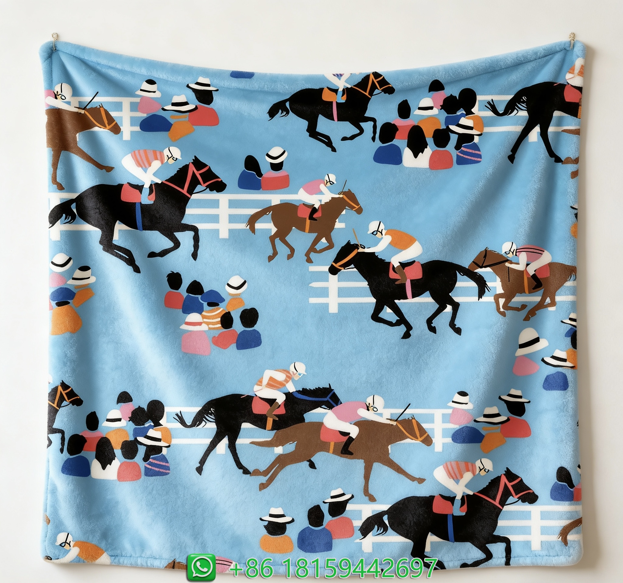 Hermes Throw Blankets